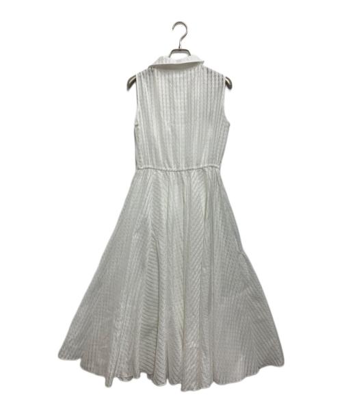 JENNE（ジェンヌ）JENNE (ジェンヌ) シアーワンピース ホワイト サイズ:Mの古着・服飾アイテム