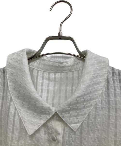 JENNE（ジェンヌ）JENNE (ジェンヌ) シアーワンピース ホワイト サイズ:Mの古着・服飾アイテム