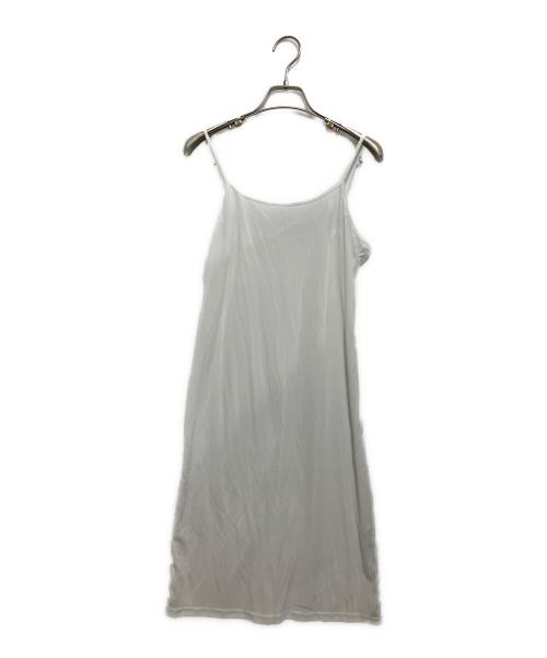 JENNE（ジェンヌ）JENNE (ジェンヌ) シアーワンピース ホワイト サイズ:Mの古着・服飾アイテム