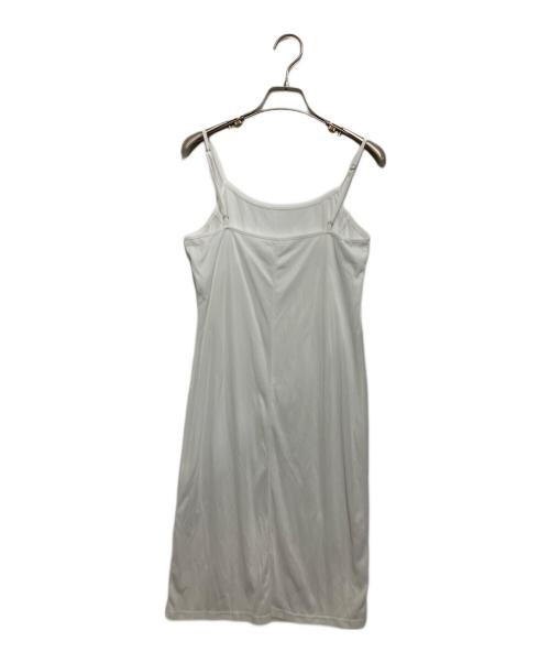 JENNE（ジェンヌ）JENNE (ジェンヌ) シアーワンピース ホワイト サイズ:Mの古着・服飾アイテム
