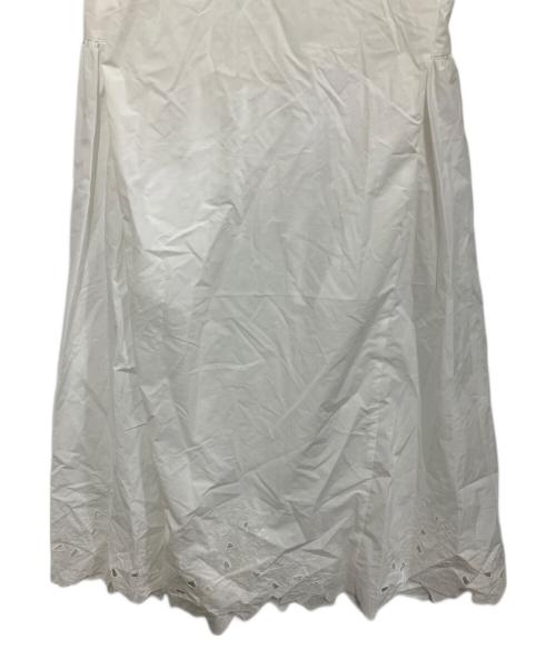 LOEFF（ロエフ）LOEFF (ロエフ) アイビー カットワーク ワンピース ホワイト サイズ:1の古着・服飾アイテム