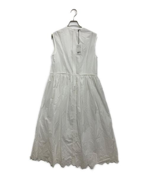 LOEFF（ロエフ）LOEFF (ロエフ) アイビー カットワーク ワンピース ホワイト サイズ:1の古着・服飾アイテム