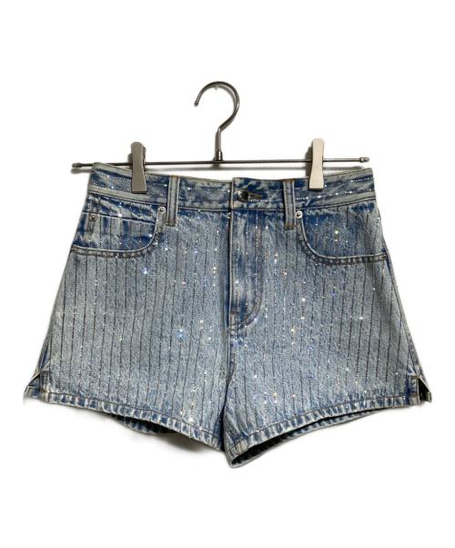 ALEXANDER WANG（アレキサンダー・ワン）ALEXANDER WANG (アレキサンダー・ワン) デニムショートパンツ ブルー サイズ:25の古着・服飾アイテム