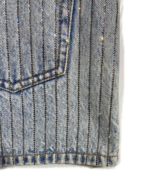 ALEXANDER WANG（アレキサンダー・ワン）ALEXANDER WANG (アレキサンダー・ワン) デニムショートパンツ ブルー サイズ:25の古着・服飾アイテム