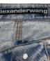 中古・古着 ALEXANDER WANG (アレキサンダー・ワン) デニムショートパンツ ブルー サイズ:25：14000円
