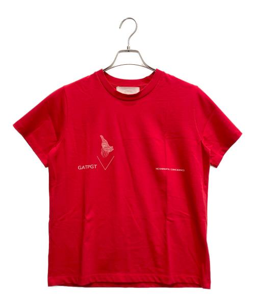 gadid anoniem（ガディッド アノニム）gadid anoniem (ガディッド アノニム) Tシャツ レッド サイズ:FREEの古着・服飾アイテム