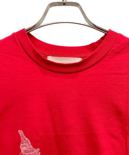 gadid anoniem（ガディッド アノニム）gadid anoniem (ガディッド アノニム) Tシャツ レッド サイズ:FREEの古着・服飾アイテム