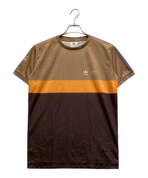 adidas（アディダス）adidas (アディダス) HUMAN MADE (ヒューマンメイド) Tシャツ ベージュ サイズ:XSの古着・服飾アイテム