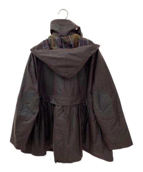Barbour（バブアー）Barbour (バブアー) GANNI (ガニー) 2WAYペプラム ワックス ジャケット GANACHE サイズ:8の古着・服飾アイテム