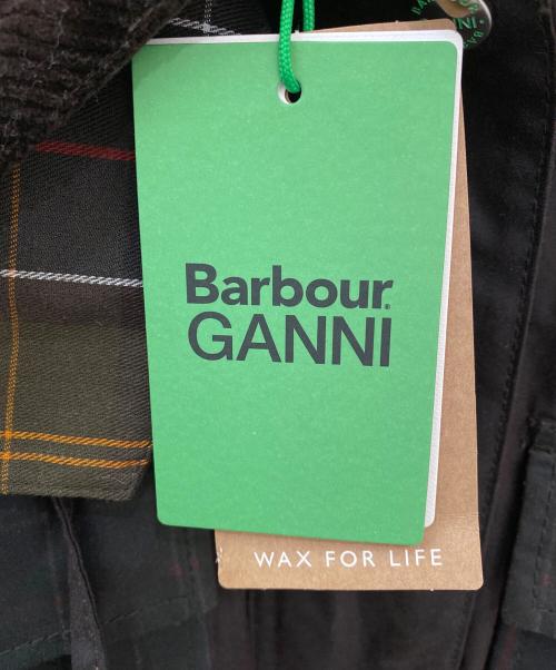 Barbour（バブアー）Barbour (バブアー) GANNI (ガニー) 2WAYペプラム ワックス ジャケット GANACHE サイズ:8の古着・服飾アイテム