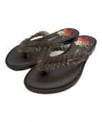 melissa×GANNIメリッサ×ガニー）の古着「トングサンダル」｜ブラウン