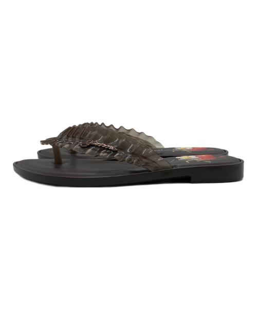 melissa（メリッサ）melissa (メリッサ) Ganni (ガニー) トングサンダル ブラウン サイズ:23.0の古着・服飾アイテム