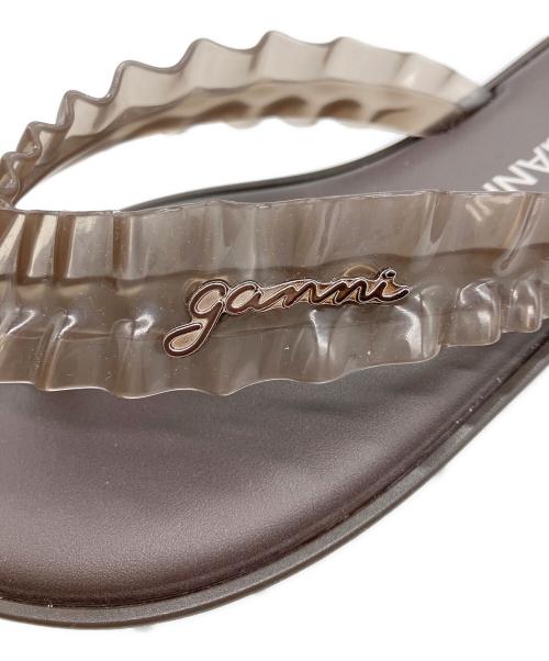 melissa（メリッサ）melissa (メリッサ) Ganni (ガニー) トングサンダル ブラウン サイズ:23.0の古着・服飾アイテム