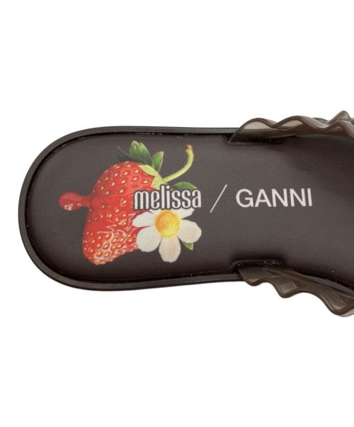 melissa（メリッサ）melissa (メリッサ) Ganni (ガニー) トングサンダル ブラウン サイズ:23.0の古着・服飾アイテム