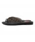 melissa (メリッサ) Ganni (ガニー) トングサンダル ブラウン サイズ:23.0：9000円