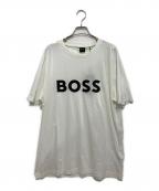 BOSSボス）の古着「ロゴTシャツ」｜ホワイト