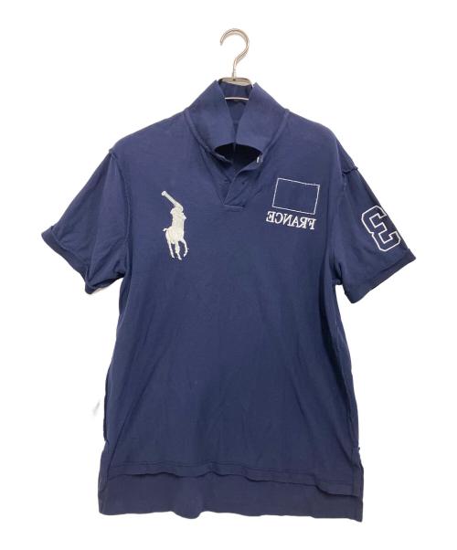 POLO RALPH LAUREN（ポロ・ラルフローレン）POLO RALPH LAUREN (ポロ・ラルフローレン) ビッグポニーポロシャツ ネイビー サイズ:LLの古着・服飾アイテム