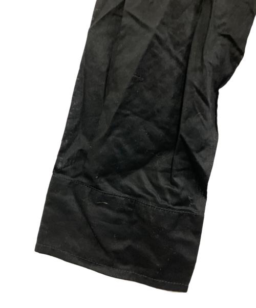 ANN DEMEULEMEESTER（アンドゥムルメステール）ANN DEMEULEMEESTER (アンドゥムルメステール) 変形シャツワンピース ブラック サイズ:XSの古着・服飾アイテム