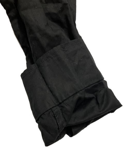 ANN DEMEULEMEESTER（アンドゥムルメステール）ANN DEMEULEMEESTER (アンドゥムルメステール) 変形シャツワンピース ブラック サイズ:XSの古着・服飾アイテム