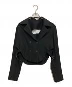 Ameriアメリ）の古着「ROUND HEM JACKET」｜ブラック