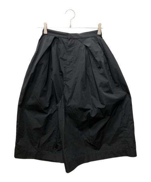 CHIEKO+（チエコプラス）CHIEKO+ (チエコプラス) タックワイドパンツ ブラック サイズ:SIZE 36の古着・服飾アイテム