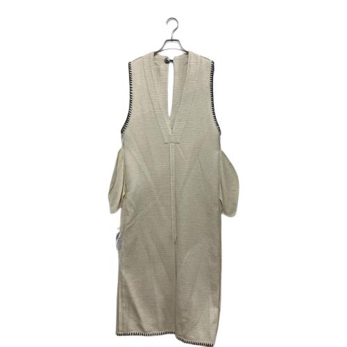 Plage（プラージュ）Plage (プラージュ) GIOLICA ステッチ V/N ワンピース アイボリー サイズ:Freeの古着・服飾アイテム