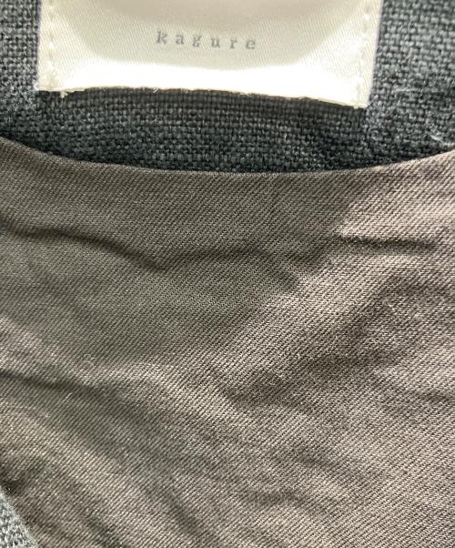 KAGURE（カグレ）KAGURE (カグレ) リネンボックスワンピース ブラック サイズ:Freeの古着・服飾アイテム