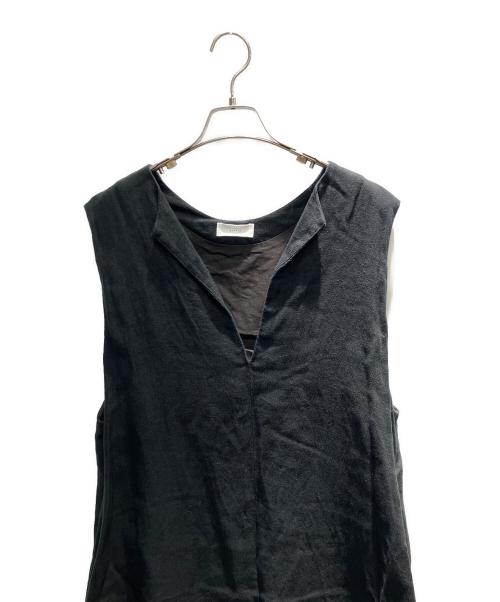KAGURE（カグレ）KAGURE (カグレ) リネンボックスワンピース ブラック サイズ:Freeの古着・服飾アイテム