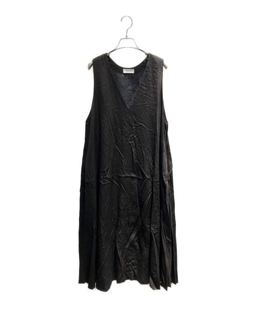 KAGURE（カグレ）KAGURE (カグレ) Aラインジャンパースカート ブラック サイズ:Freeの古着・服飾アイテム