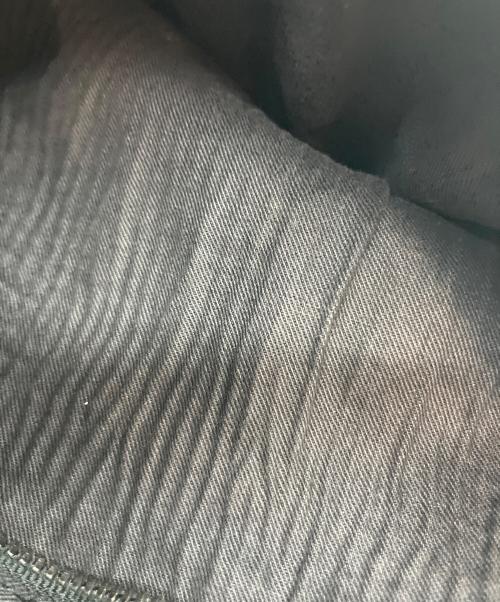 MM6 Maison Margiela（エムエムシックスメゾンマルジェラ）MM6 Maison Margiela (エムエムシックスメゾンマルジェラ) レザーショッピングトートバッグ ブラックの古着・服飾アイテム