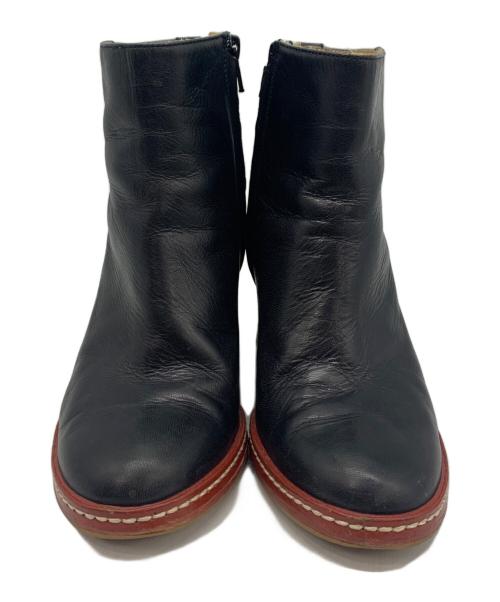 MM6 Maison Margiela（エムエムシックスメゾンマルジェラ）MM6 Maison Margiela (エムエムシックスメゾンマルジェラ) ウェッジソールブーツ ブラック サイズ:36の古着・服飾アイテム