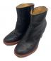 MM6 Maison Margiela（エムエムシックスメゾンマルジェラ）の古着「ウェッジソールブーツ」｜ブラック
