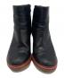 中古・古着 MM6 Maison Margiela (エムエムシックスメゾンマルジェラ) ウェッジソールブーツ ブラック サイズ:36：8000円