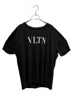 VALENTINOヴァレンティノ）の古着「ロゴTシャツ」｜ブラック