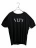 VALENTINO（ヴァレンティノ）の古着「ロゴTシャツ」｜ブラック