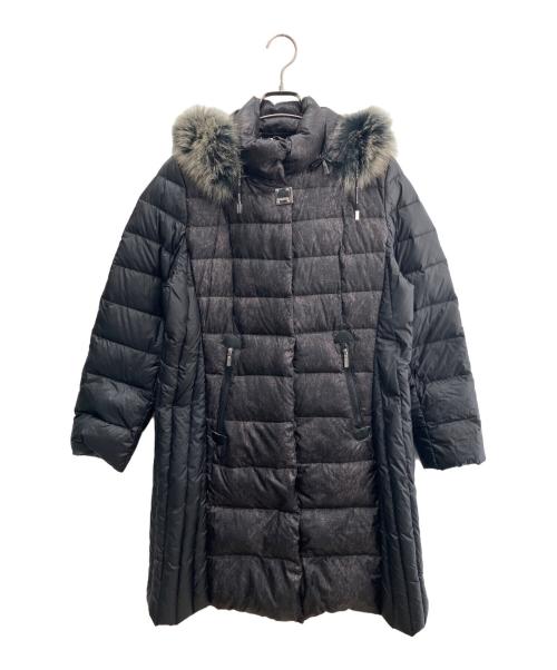 BALMAIN（バルマン）BALMAIN (バルマン) フォックスファー付ダウンコート ブラック サイズ:Ｍの古着・服飾アイテム