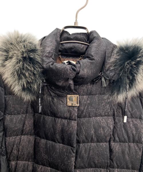 BALMAIN（バルマン）BALMAIN (バルマン) フォックスファー付ダウンコート ブラック サイズ:Ｍの古着・服飾アイテム