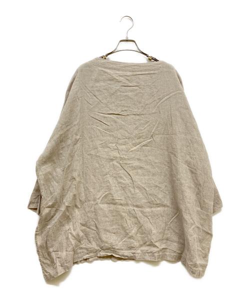 journal standard luxe（ジャーナルスタンダード ラックス）journal standard luxe (ジャーナルスタンダード ラックス) エアリネンボートネックブラウス ベージュ サイズ:SIZE Freeの古着・服飾アイテム