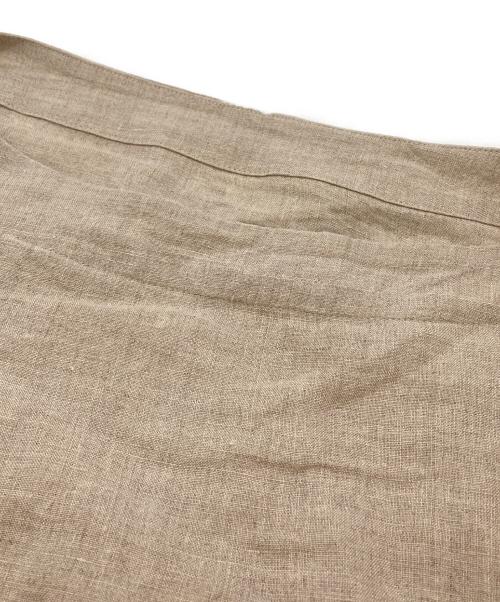 journal standard luxe（ジャーナルスタンダード ラックス）journal standard luxe (ジャーナルスタンダード ラックス) エアリネンボートネックブラウス ベージュ サイズ:SIZE Freeの古着・服飾アイテム