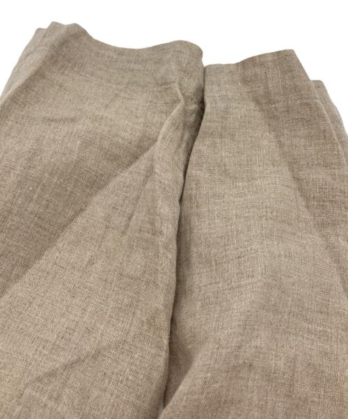 journal standard luxe（ジャーナルスタンダード ラックス）journal standard luxe (ジャーナルスタンダード ラックス) エアリネンボートネックブラウス ベージュ サイズ:SIZE Freeの古着・服飾アイテム