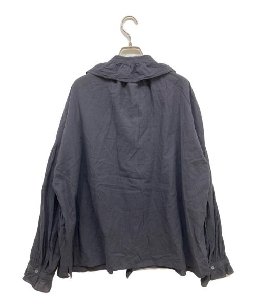 journal standard luxe（ジャーナルスタンダード ラックス）journal standard luxe (ジャーナルスタンダード ラックス) 80コットンローンフリルブラウス ブラック サイズ:freeの古着・服飾アイテム