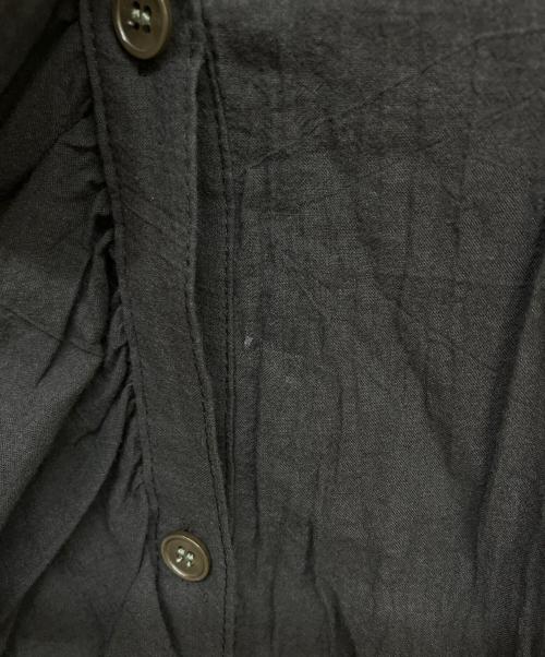 journal standard luxe（ジャーナルスタンダード ラックス）journal standard luxe (ジャーナルスタンダード ラックス) 80コットンローンフリルブラウス ブラック サイズ:freeの古着・服飾アイテム