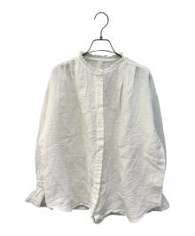 nest Robe（ネストローブ）の古着「リネン近江晒しラミー楊柳カフブラウス」｜ホワイト