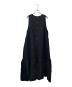 nest Robe (ネストローブ) シルクリネンVネック2wayワンピース ブラック サイズ:Ｆ：15000円