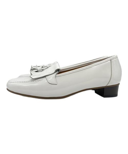 NAGATA SHOES（ナガタ シューズ）NAGATA SHOES (ナガタ シューズ) タッセルローファー ホワイト サイズ:SIZE 23.5cmの古着・服飾アイテム