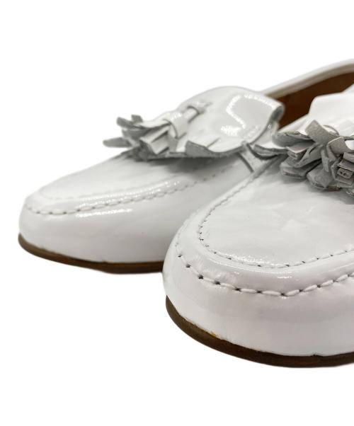 NAGATA SHOES（ナガタ シューズ）NAGATA SHOES (ナガタ シューズ) タッセルローファー ホワイト サイズ:SIZE 23.5cmの古着・服飾アイテム