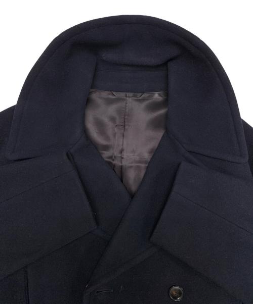 H BEAUTY&YOUTH（エイチ ビューティー&ユース）H BEAUTY&YOUTH (エイチ ビューティー&ユース) W/CASHMERE MLTN P-COAT ネイビー サイズ:Sの古着・服飾アイテム
