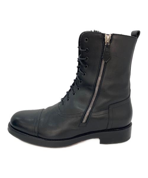 HERMES（エルメス）HERMES (エルメス) ボアサイドジップブーツ ブラック サイズ:40の古着・服飾アイテム