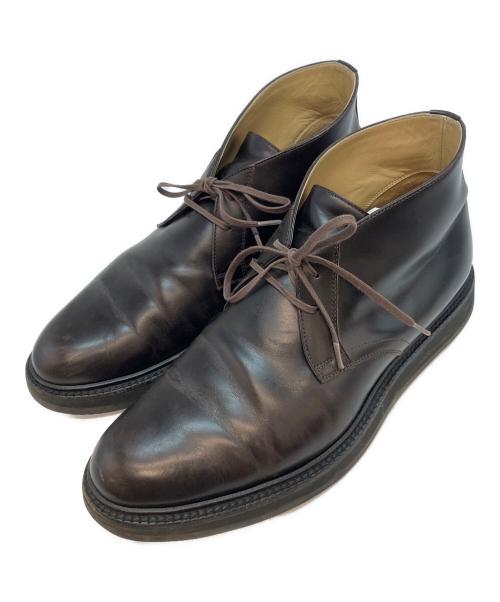 HERMES（エルメス）HERMES (エルメス) チャッカブーツ ブラウン サイズ:41の古着・服飾アイテム
