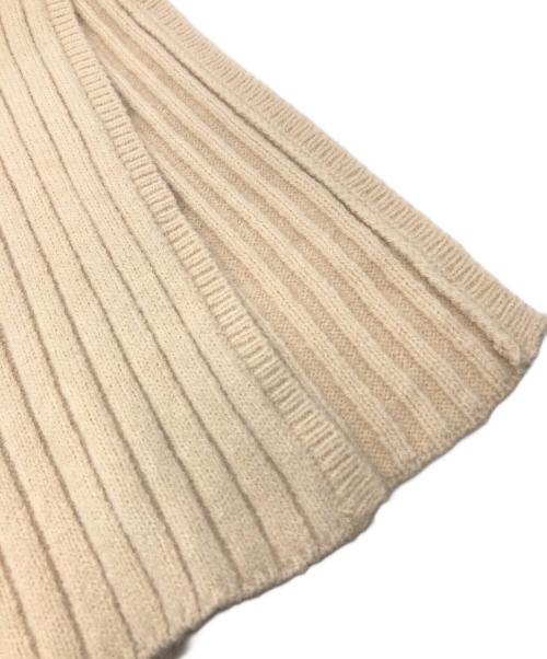 darich（ダーリッチ）darich (ダーリッチ) ランダムフリルニットセットアップ ベージュ サイズ:FREE 未使用品の古着・服飾アイテム